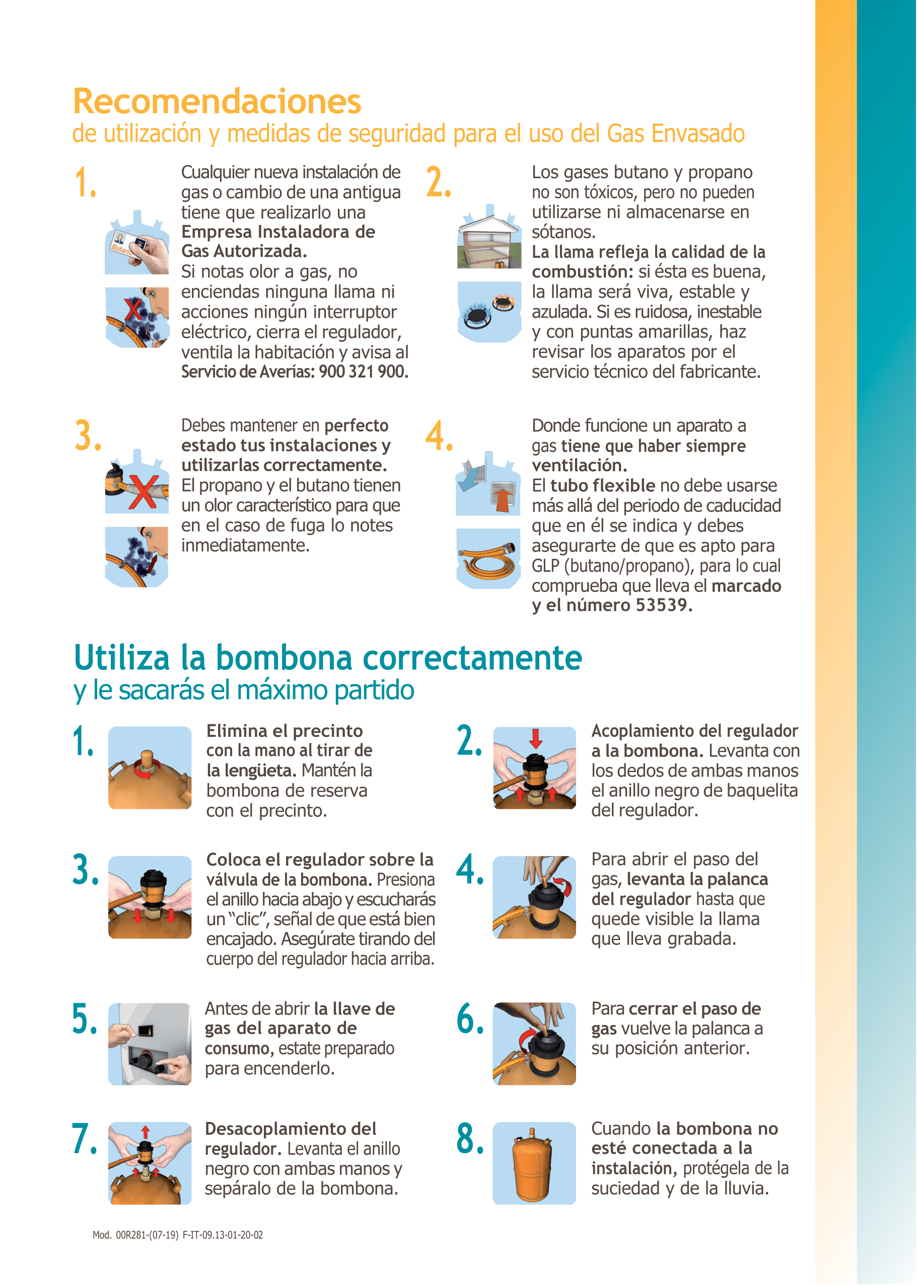 recomendaciones gas